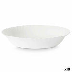 Salatschüssel Vivalto LQW-110 Weiß Opalglas 27,5 x 5,5 x 27,5 cm (18 Stück)