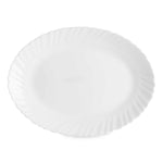 Kochschüssel Vivalto LXYP-135 Weiß Opalglas 34 x 2,5 x 25 cm (18 Stück)