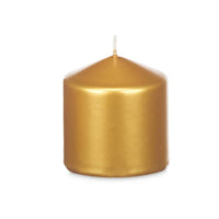 Kerze Acorde Gold 7 x 7,5 x 7 cm (24 Stück)