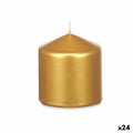 Kerze Acorde Gold 7 x 7,5 x 7 cm (24 Stück)