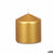 Kerze Acorde Gold 7 x 7,5 x 7 cm (24 Stück)