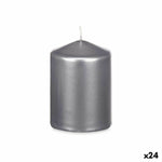 Kerze Acorde Silberfarben 7 x 10 x 7 cm (24 Stück)