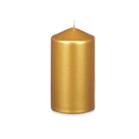 Kerze Acorde Gold 7 x 13 x 7 cm (24 Stück)