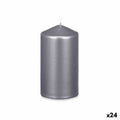 Kerze Acorde Silberfarben 7 x 13 x 7 cm (24 Stück)