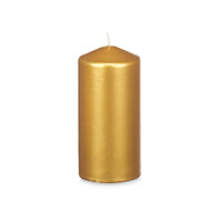 Kerze Acorde Gold 7 x 15,5 x 7 cm (12 Stück)