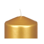 Kerze Acorde Gold 7 x 15,5 x 7 cm (12 Stück)
