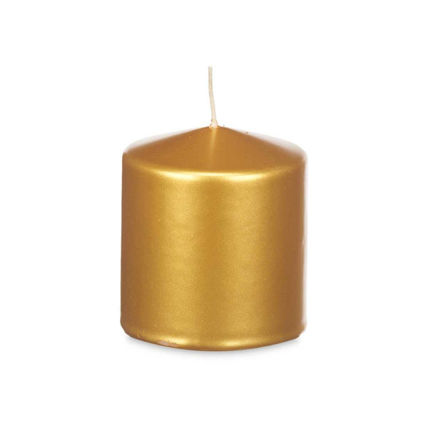 Kerze Acorde Gold 9 x 10 x 9 cm (12 Stück)
