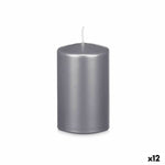 Kerze Acorde Silberfarben 9 x 15 x 9 cm (12 Stück)