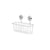Halter für die Dusche Berilo W3100-5A Stahl ABS 24 x 18 x 10 cm (12 Stück)