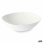 Kochschüssel Vivalto LFW-90 LFW-90 Weiß Opalglas karriert 21,5 x 7 x 21,5 cm (24 Stück)