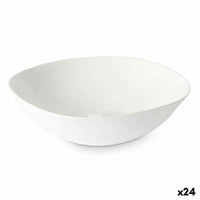 Kochschüssel Vivalto LFW-90 LFW-90 Weiß Opalglas karriert 21,5 x 7 x 21,5 cm (24 Stück)