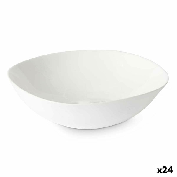Kochschüssel Vivalto LFW-90 LFW-90 Weiß Opalglas karriert 21,5 x 7 x 21,5 cm (24 Stück)