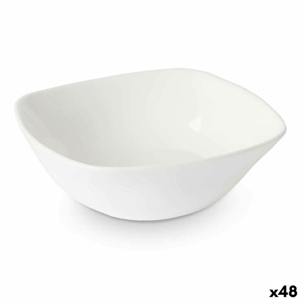 Schüssel für Vorspeisen Vivalto LFW-50 LFW-50 Weiß Opalglas karriert 11 x 4 x 11 cm (48 Stück)