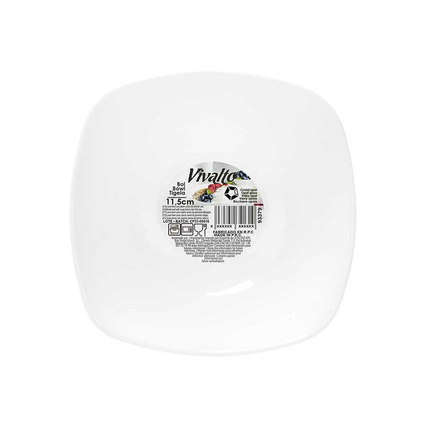 Schüssel für Vorspeisen Vivalto LFW-50 LFW-50 Weiß Opalglas karriert 11 x 4 x 11 cm (48 Stück)