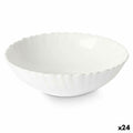 Kochschüssel Vivalto LSLW-70 Weiß Opalglas 17,5 x 5,5 x 17,5 cm (24 Stück)