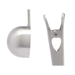 Messlöffel Kinvara W4034 Edelstahl 17,5 x 17,5 x 2,5 cm Klemme (24 Stück)