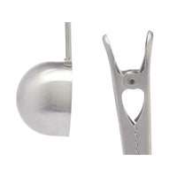 Messlöffel Kinvara W4034 Edelstahl 17,5 x 17,5 x 2,5 cm Klemme (24 Stück)