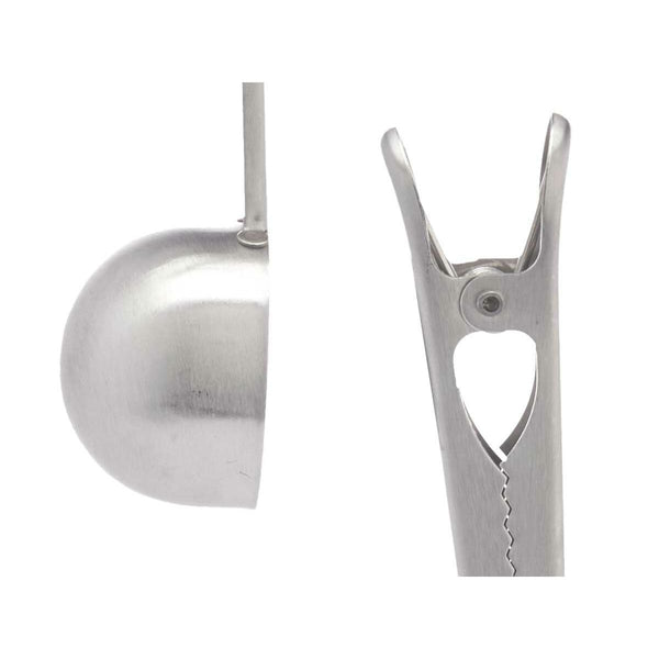 Messlöffel Kinvara W4034 Edelstahl 17,5 x 17,5 x 2,5 cm Klemme (24 Stück)