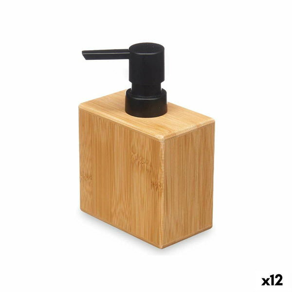 Seifenspender Berilo 15342 Schwarz Bambus Kunststoff 9,7 x 15 x 5,8 cm (12 Stück)