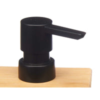Seifenspender Berilo 15342 Schwarz Bambus Kunststoff 9,7 x 15 x 5,8 cm (12 Stück)