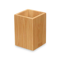 Zahnbürstenhalter Berilo B7490-3 natürlich Bambus Kunststoff 6,8 x 9,7 x 6,8 cm (24 Stück)
