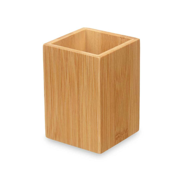 Zahnbürstenhalter Berilo B7490-3 natürlich Bambus Kunststoff 6,8 x 9,7 x 6,8 cm (24 Stück)