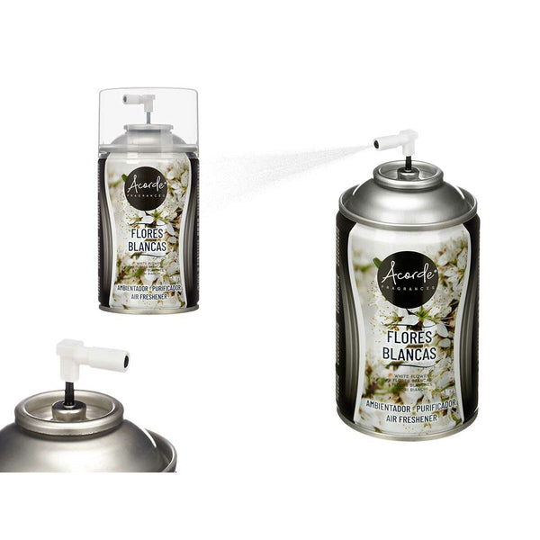 Lufterfrischer Nachfüllpackungen Acorde 58463 Weiße Blüten 250 ml Spray (6 Stück)