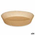 Papier für Heißluftfritteuse Kinvara 23HD062104 23,5 x 23,5 x 4 cm Satz rund 20 Stücke (24 Stück)