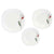 Geschirr-Set Vivalto LFP-110/85-LFTP-90 2 Weiß Opalglas (2 Stück)