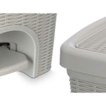 Papierkorb Stefanplast Hellgrau Kunststoff 20 L (6 Stück)