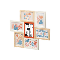 Fotorahmen 411408H Bunt Metall Holz MDF (6 Stück)