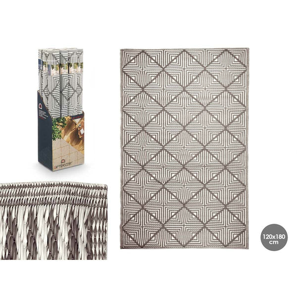 Teppich Gift Decor Weiß Grau Polypropylen 120 x 180 cm (12 Stück)