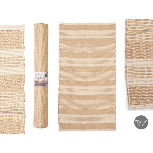 Teppich Gift Decor Weiß Braun 70 x 140 cm (8 Stück)