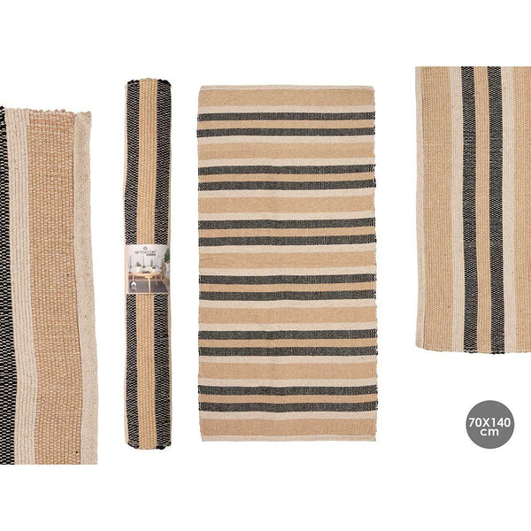Teppich Gift Decor Weiß Braun Schwarz 70 x 140 cm (8 Stück)
