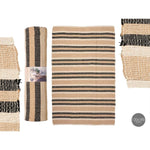 Teppich Gift Decor Weiß Braun Schwarz 120 x 180 cm 61 x 13 x 16 cm (4 Stück)