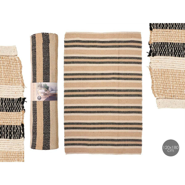 Teppich Gift Decor Weiß Braun Schwarz 120 x 180 cm 61 x 13 x 16 cm (4 Stück)