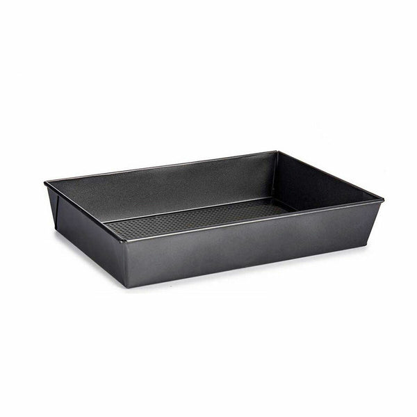 rechteckige Backform Kinvara CK31470 CK31470 Dunkelgrau Metall Kohlenstoffstahl 24 x 6,5 x 36,5 cm 36,5 x 6 x 24 cm (12 Stück)