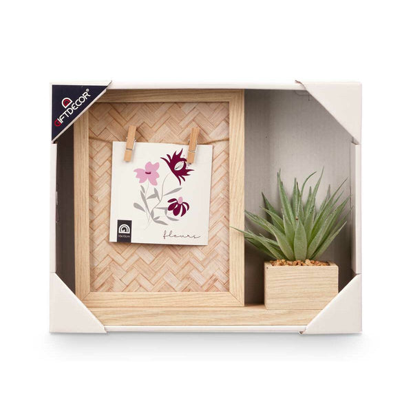 Fotorahmen 411096 natürlich Kunststoff Holz MDF (8 Stück)