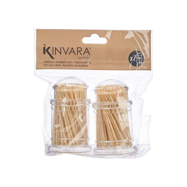 Behälter für Zahnstocher Kinvara Durchsichtig 2 Stücke