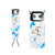 Bügelbrett Kipit 18359-02 CB-220 Blau Weiß Polyester Baumwolle (4 Stück)