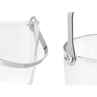 Eiskübel Vivalto 11444 11444 Durchsichtig Metall Kristall 14,5 x 12 x 12,5 cm 4x (10,5 x 20 cm) 36 x 21,5 x 23,5 cm Gläser (2 St