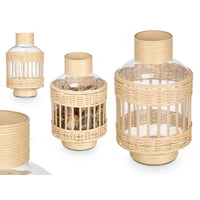 Dekorative Flasche Gift Decor Durchsichtig natürlich 16 x 27,5 x 16 cm (6 Stück)