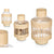 Dekorative Flasche Gift Decor Durchsichtig natürlich 16 x 27,5 x 16 cm (6 Stück)