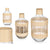 Dekorative Flasche Gift Decor Durchsichtig natürlich 18 x 34 x 18 cm (4 Stück)