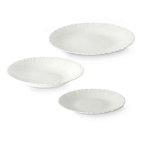 Geschirr-Set Vivalto F-LXP95-75-F-LSP85 F-LXP95-75-F-LSP85 Weiß Opalglas (2 Stück)