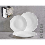 Geschirr-Set Vivalto F-LXP95-75-F-LSP85 F-LXP95-75-F-LSP85 Weiß Opalglas (2 Stück)