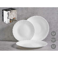 Geschirr-Set Vivalto F-LXP95-75-F-LSP85 F-LXP95-75-F-LSP85 Weiß Opalglas (2 Stück)