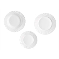 Geschirr-Set Vivalto F-LBP100-80-90 F-LBP100-80-90 Weiß Opalglas (2 Stück)