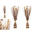 Dekorative Blume Gift Decor Braun 14 x 100 x 10 cm 8 x 100 x 18 cm (4 Stück)