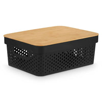 Mehrzweckbox Kinvara Braun Schwarz Bambus Polypropylen (6 Stück)